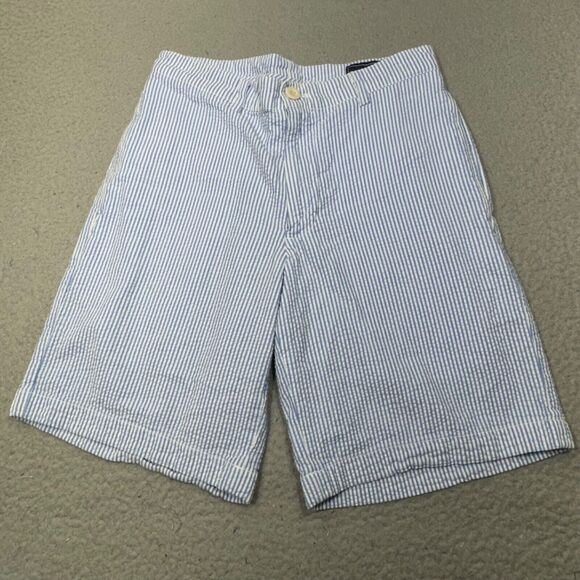 Vineyard‎ Vines Shorts Men 28x9 Blue Golf Seersucker Breaker Classic Striped - Picture 1 of 16